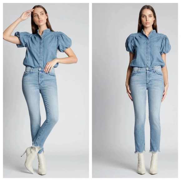 New! Black Orchard Brookyn Striaght Leg Jean Blue nwt 33663 - Picture 1 of 16